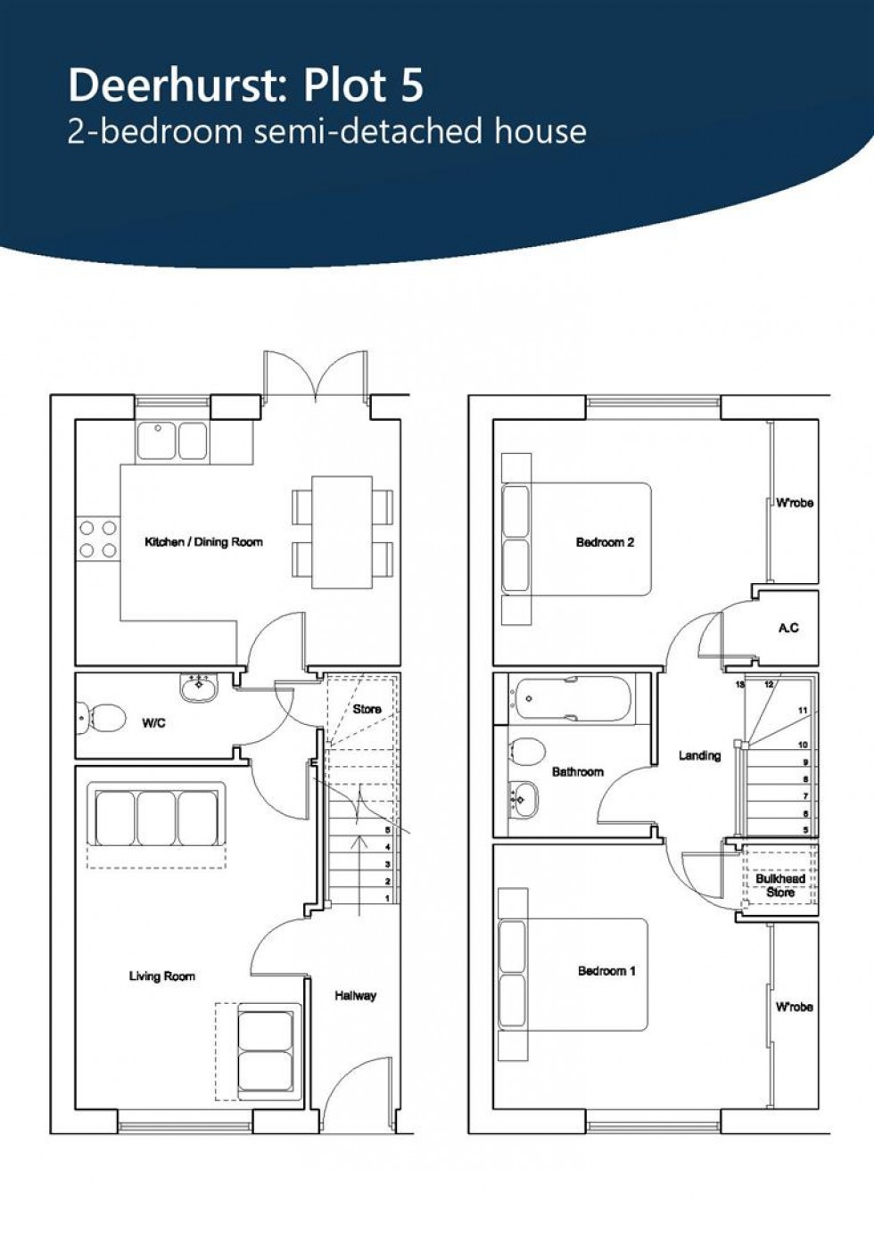 Floorplan for Over Old Road, Hartpury, Gloucester