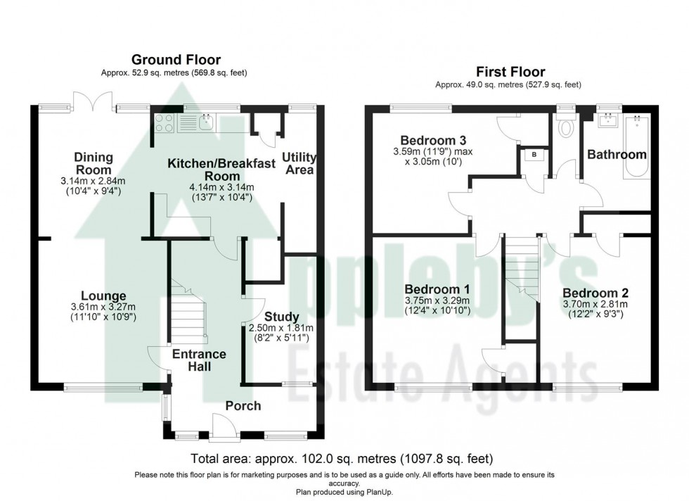 Floorplan for Woodland Green, Upton St. Leonards, Gloucester