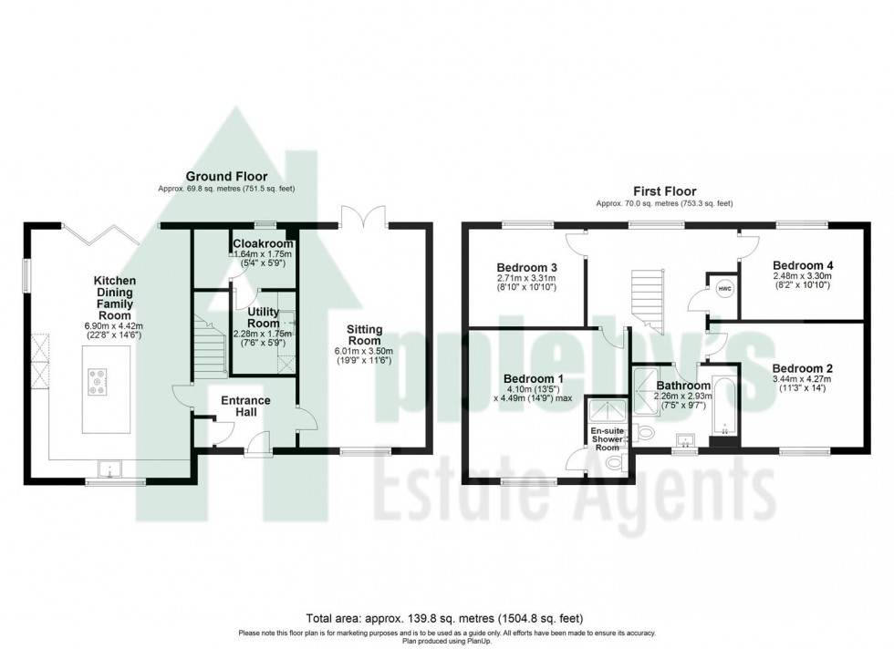 Floorplan for Over Old Road, Hartpury, Gloucester