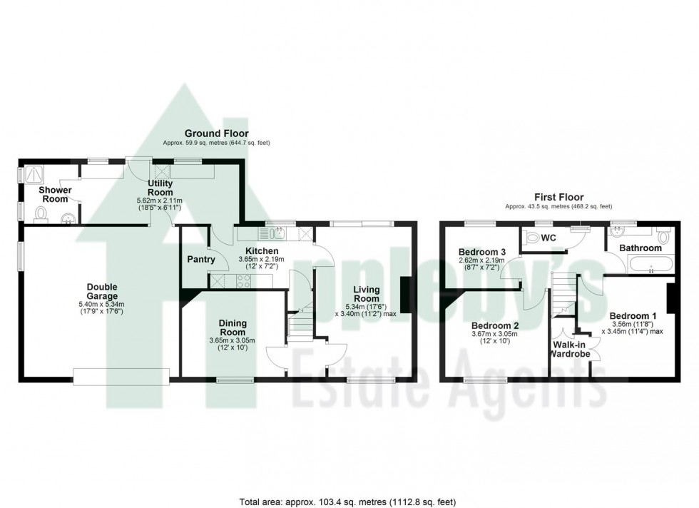 Floorplan for Bridge Road, Frampton On Severn, Gloucester