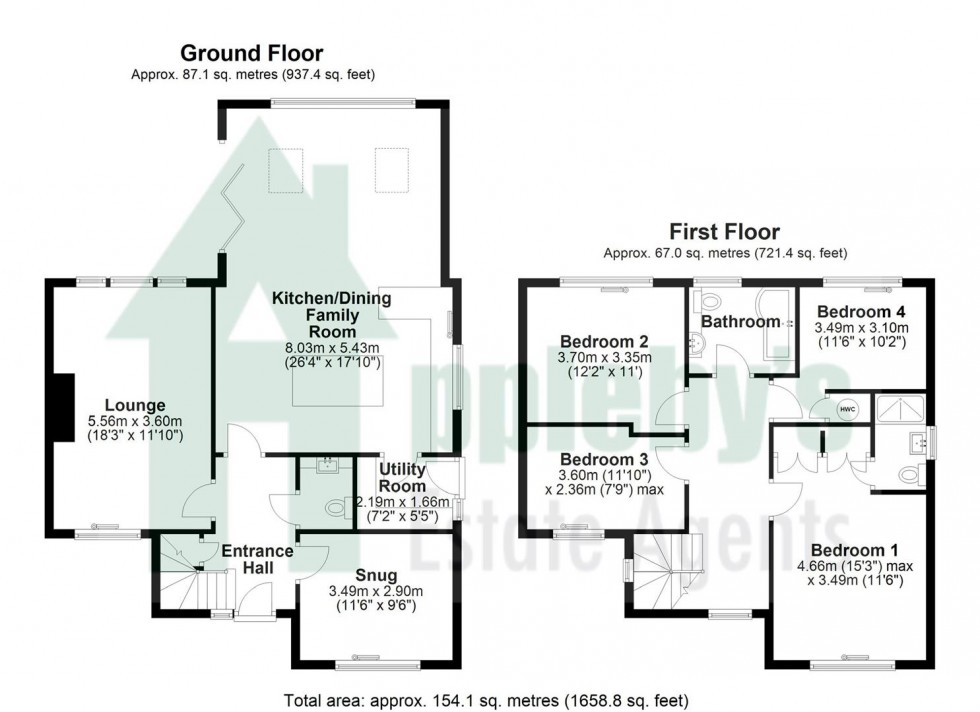 Floorplan for Tibberton, Gloucester
