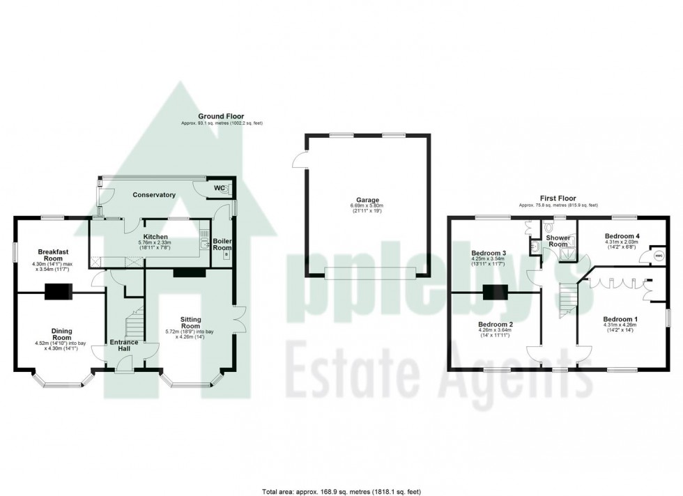 Floorplan for Gloucester Road, Corse, Gloucester
