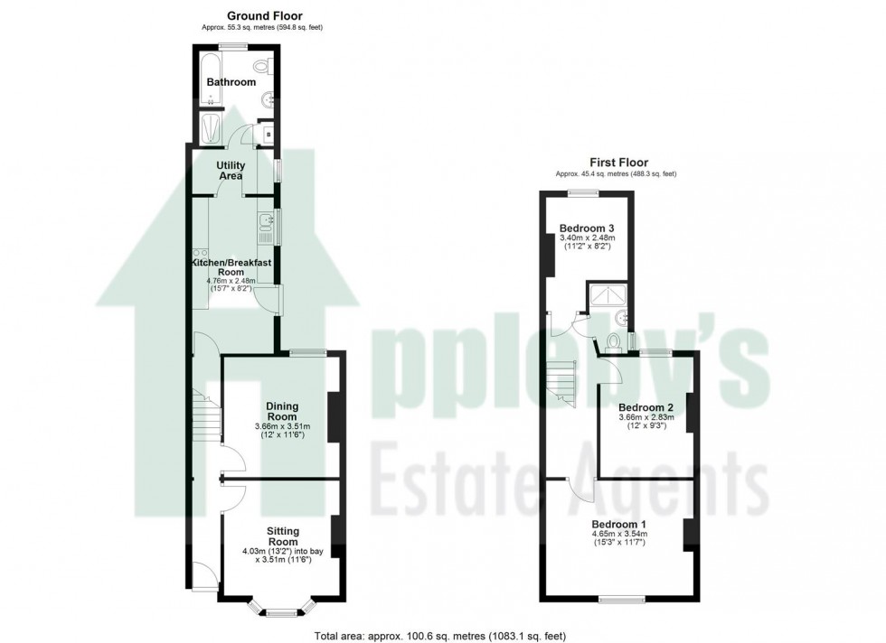 Floorplan for Derby Road, Gloucester