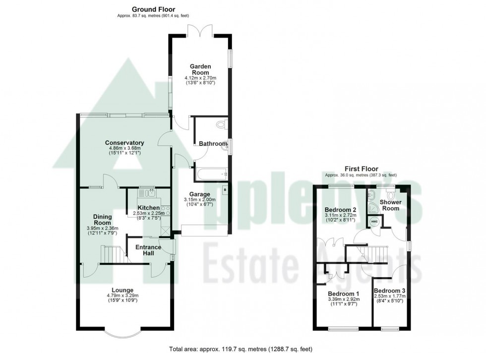 Floorplan for Lakeside, Newent