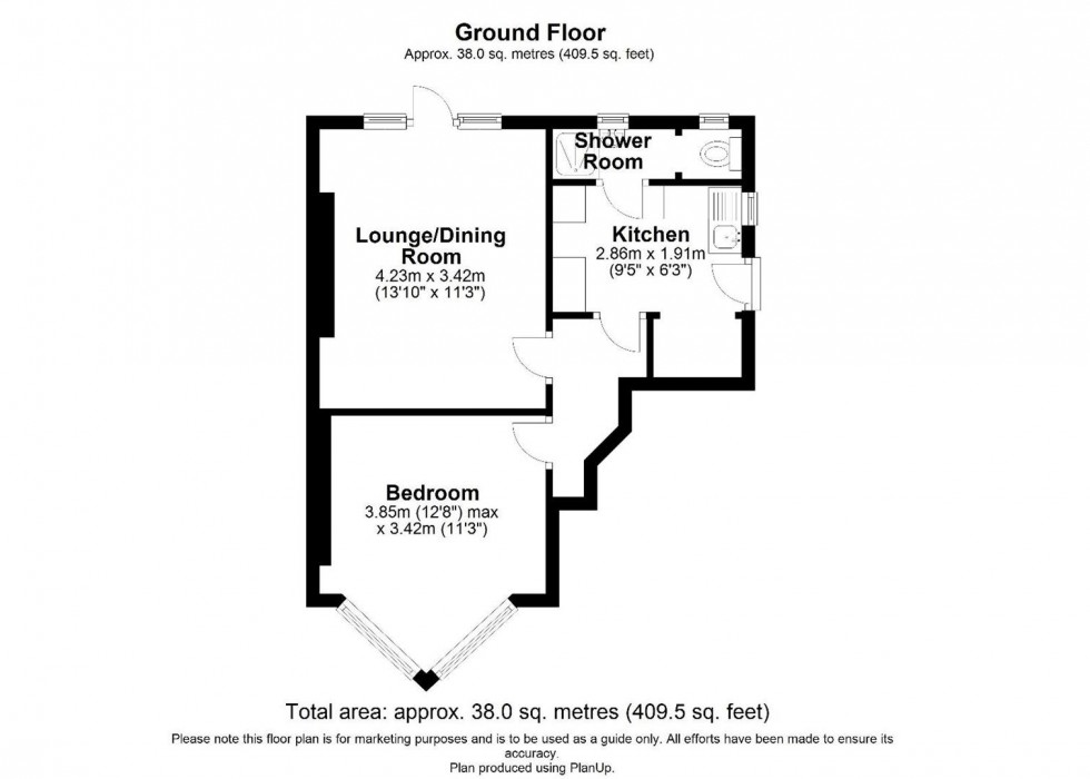Floorplan for Robinson Road, Gloucester