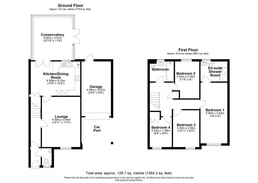 Floorplan for Orchard Rise, Newnham
