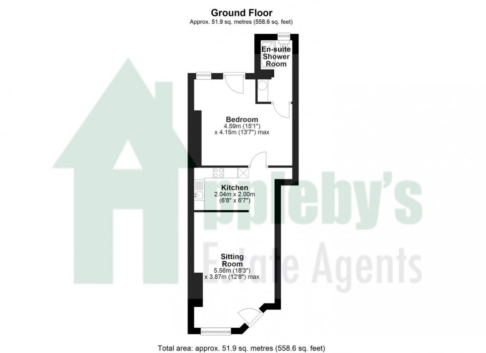 Floorplan for Russell Street, Gloucester
