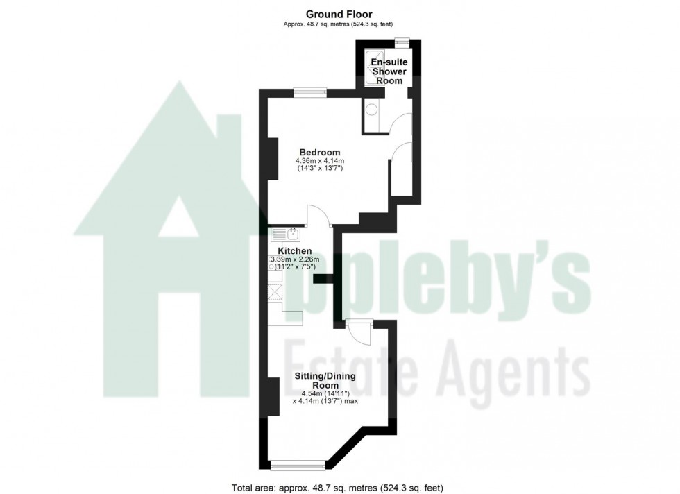 Floorplan for Russell Street, Gloucester