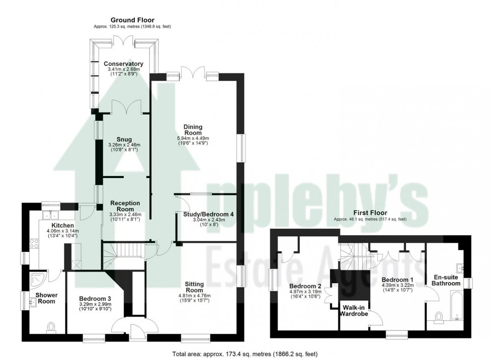 Floorplan for The Green, Frampton On Severn, Gloucester