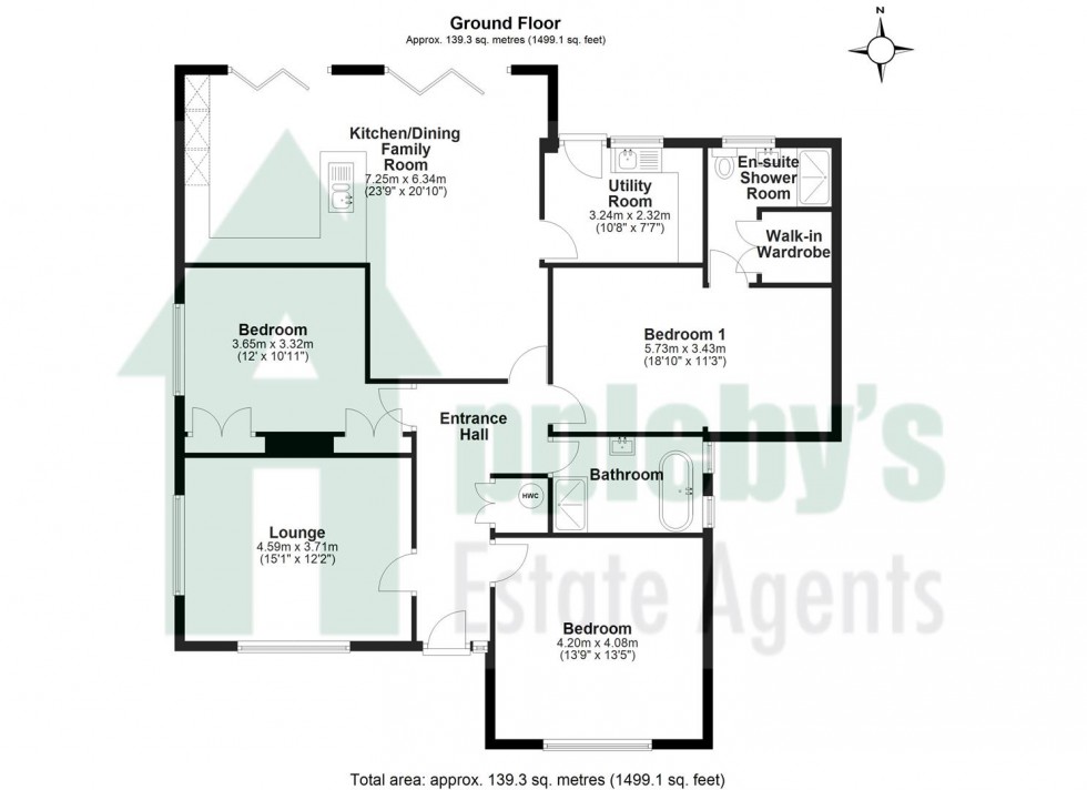 Floorplan for Old Hill, Longhope