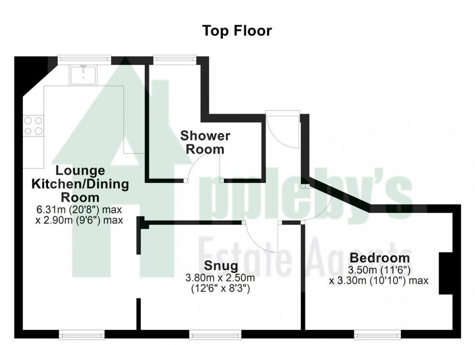 Floorplan for Worcester Road, Ledbury