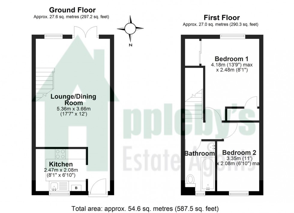 Floorplan for Brionne Way, Longlevens, Gloucester