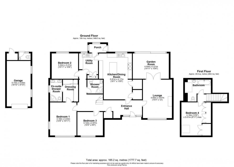 Floorplan for Main Road, Huntley