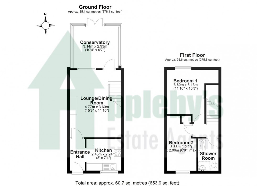 Floorplan for Coopers Way, Newent