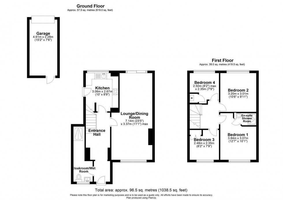 Floorplan for Grebe Close, Abbeydale, Gloucester