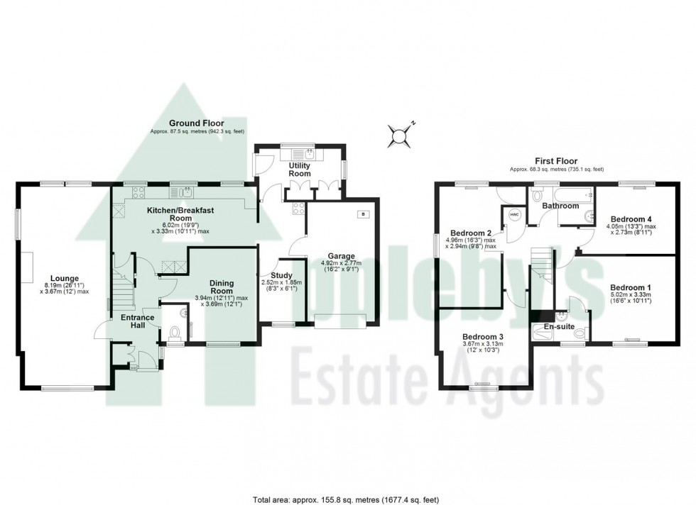 Floorplan for Nup End Lane, Ashleworth, Gloucester