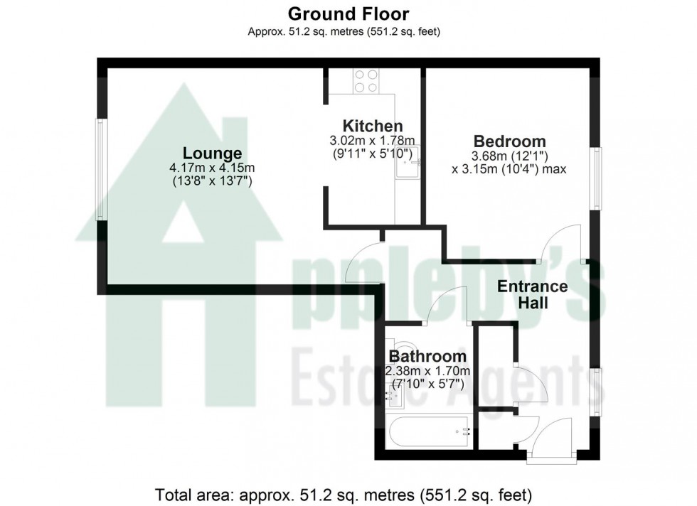 Floorplan for Shawbury Avenue Kingsway, Quedgeley, Gloucester