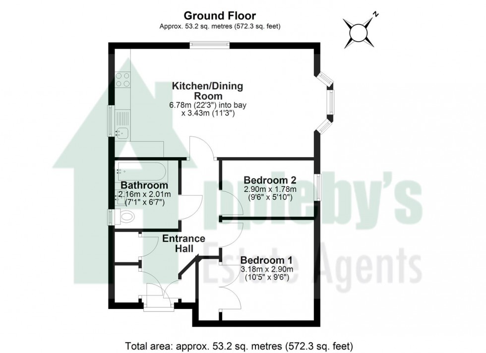 Floorplan for Winter Gate Road, Longford, Gloucester