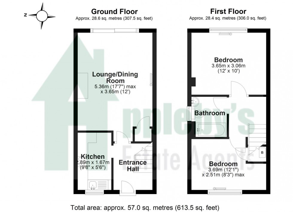 Floorplan for Redwood Close, Gloucester