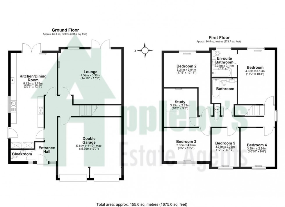 Floorplan for Homestead Court, Abbeymead, Gloucester