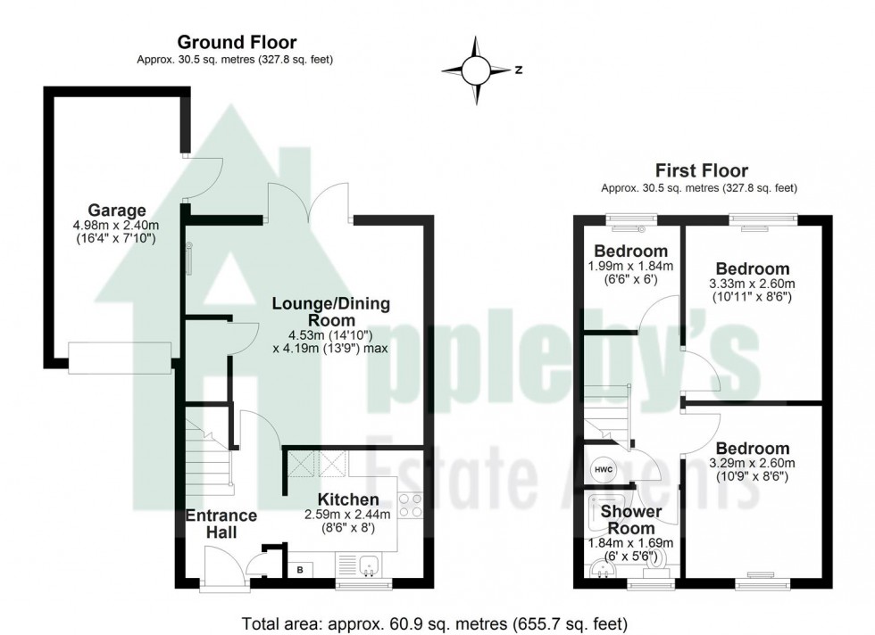 Floorplan for Ashmead, Gloucester