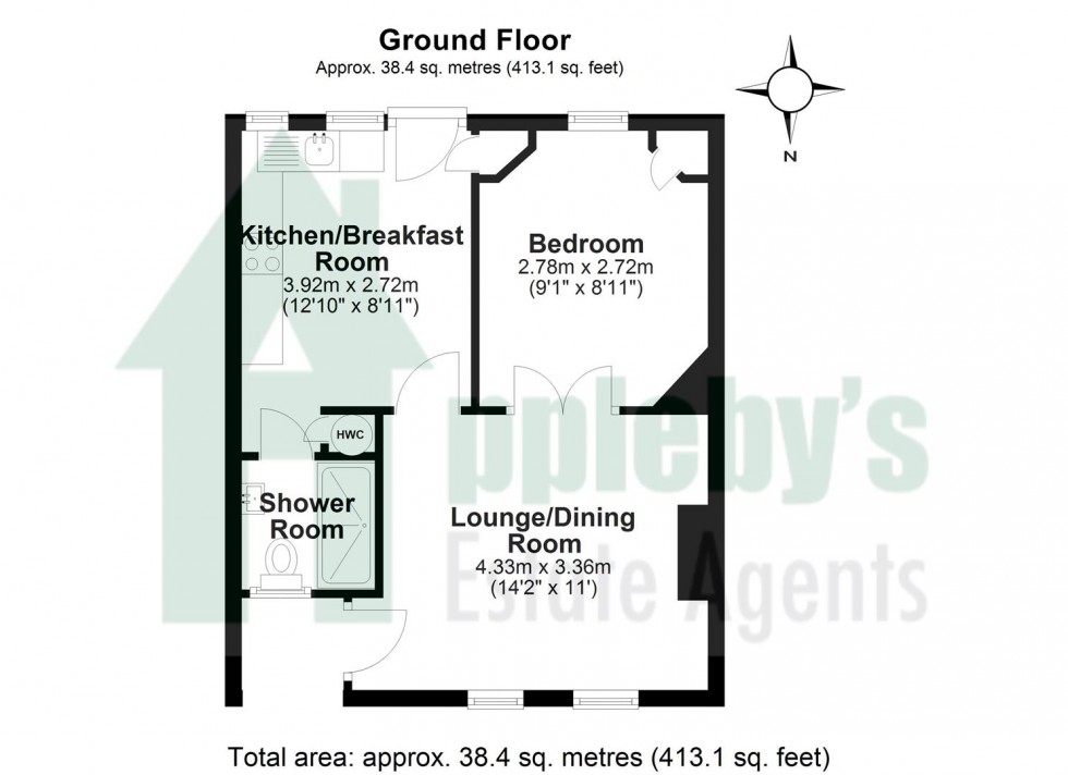 Floorplan for Longford Lane, Gloucester