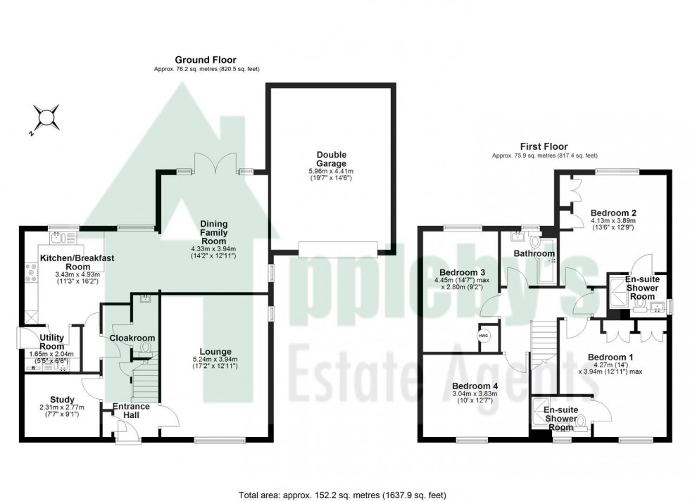Floorplan for Rectory Close, Ashleworth, Gloucester