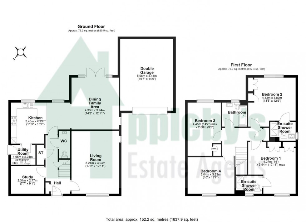 Floorplan for Rectory Close, Ashleworth, Gloucester