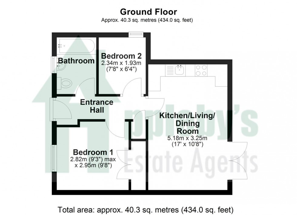Floorplan for Meadowleaze, Longlevens