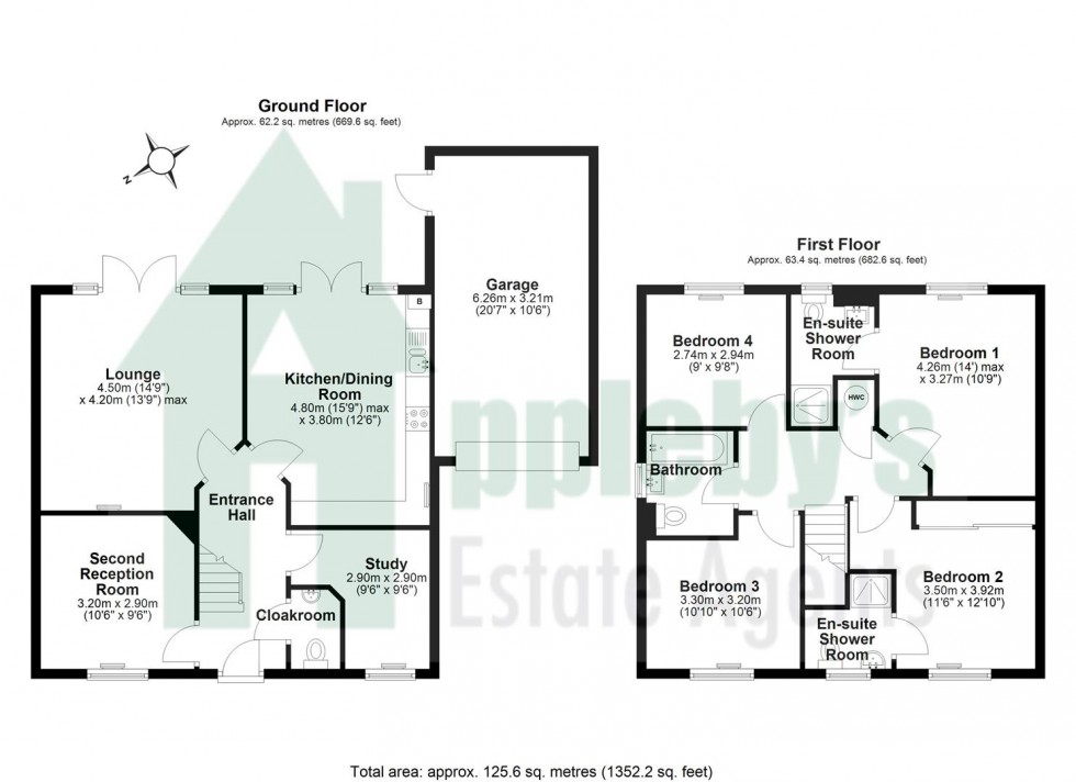 Floorplan for Regent Close, Brockworth, Gloucester