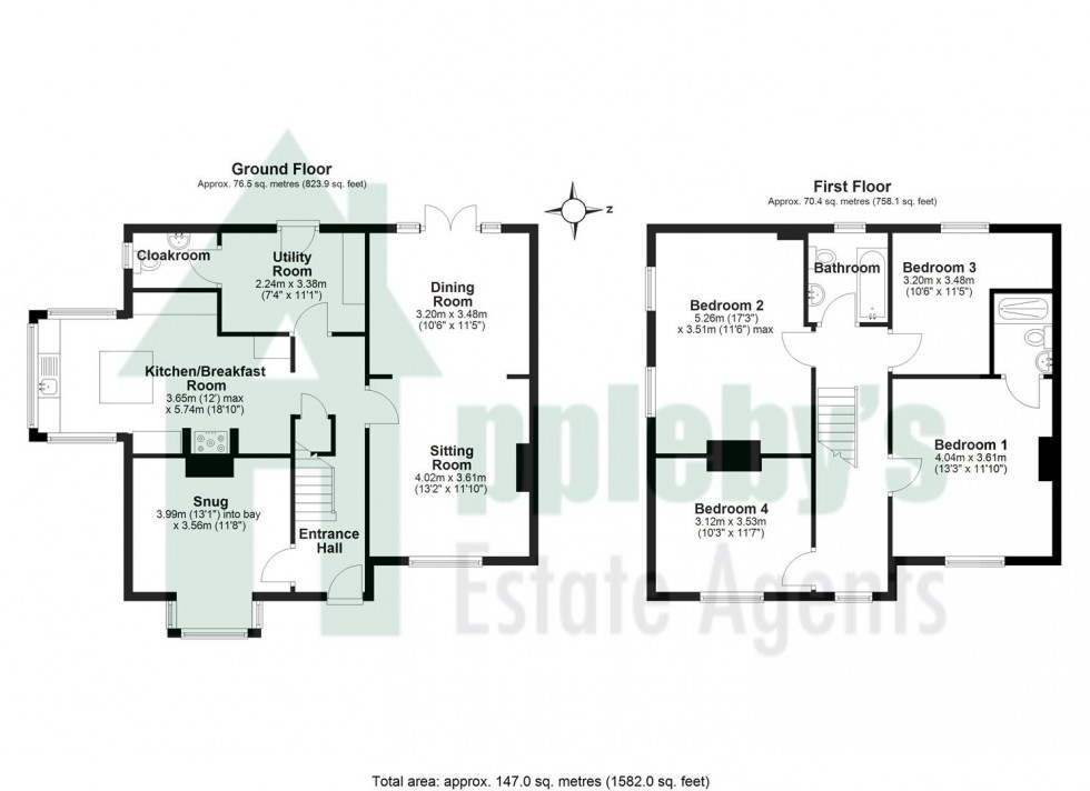 Floorplan for Ross Road, Longhope