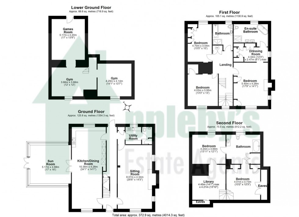 Floorplan for Larkhay Road, Hucclecote, Gloucester