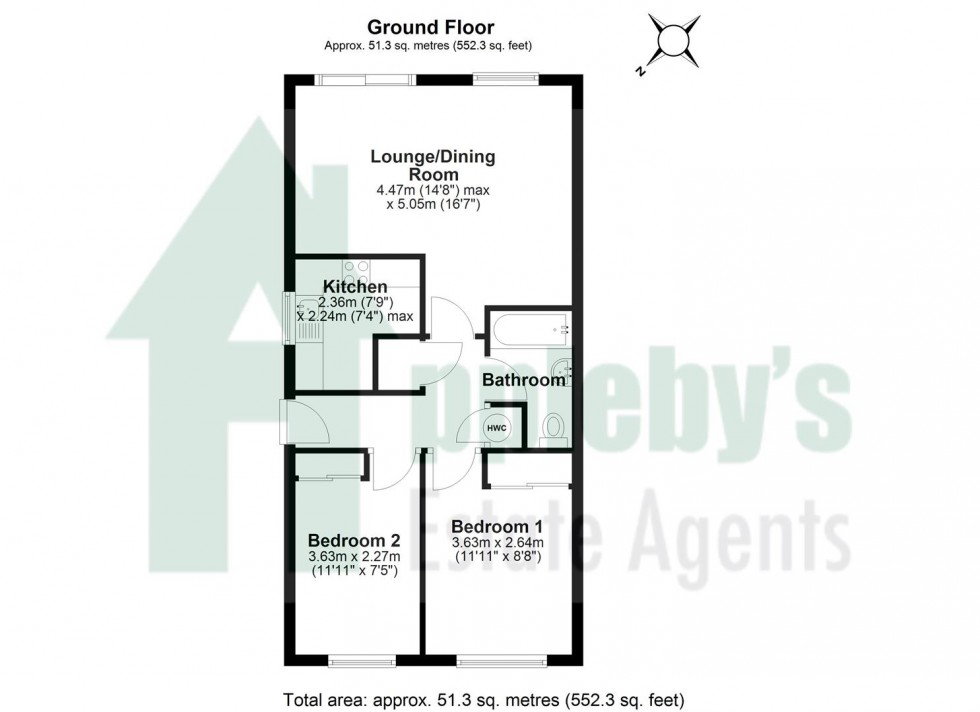 Floorplan for Stewarts Mill Lane, Abbeymead, Gloucester