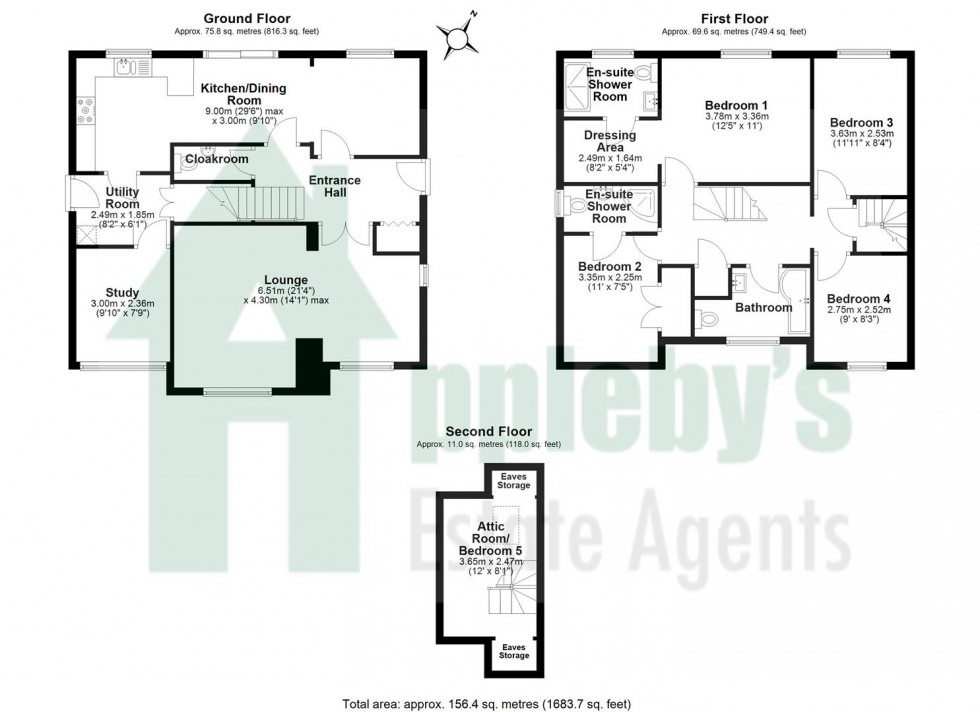 Floorplan for The Causeway, Quedgeley, Gloucester