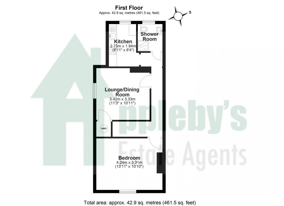 Floorplan for Slaney Street, Gloucester