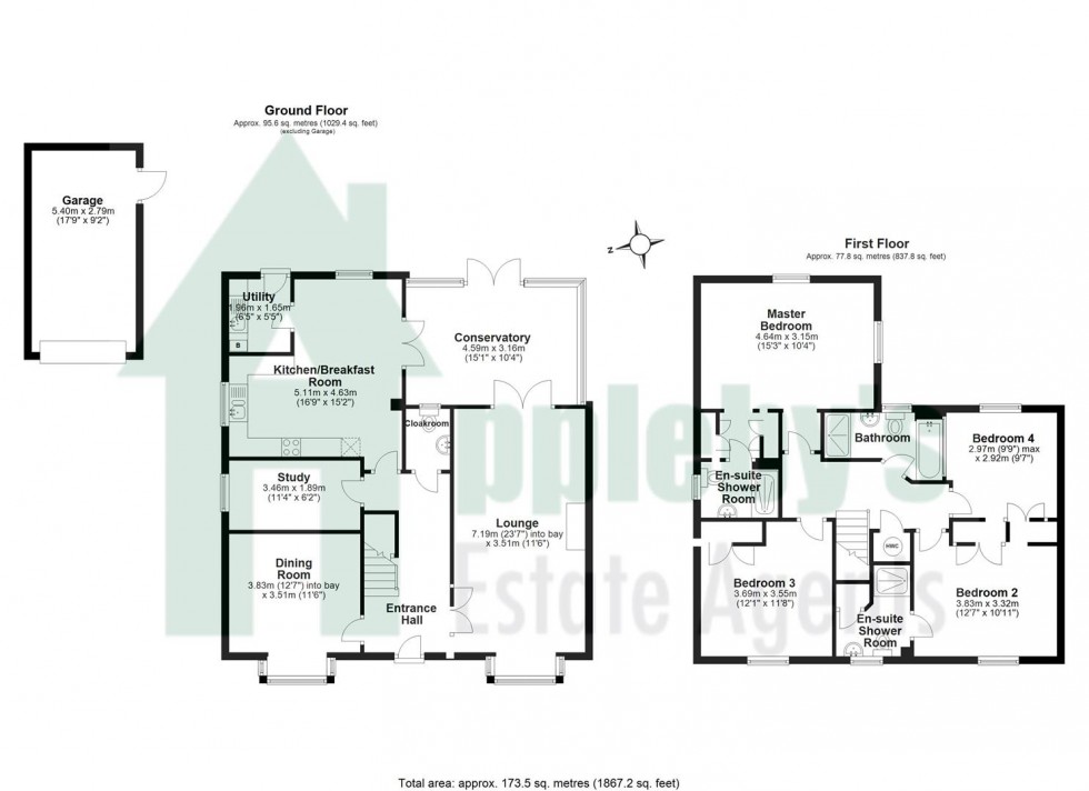 Floorplan for Wainfleet, Kingsway, Quedgeley, Gloucester