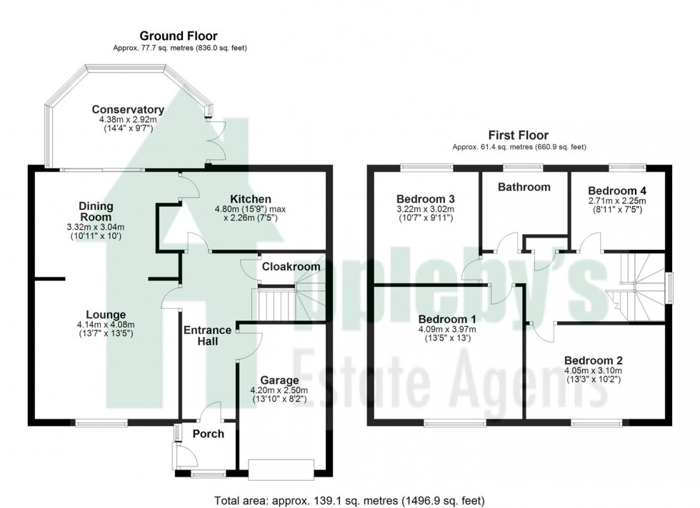 Floorplan for Tewkesbury Road, Longford
