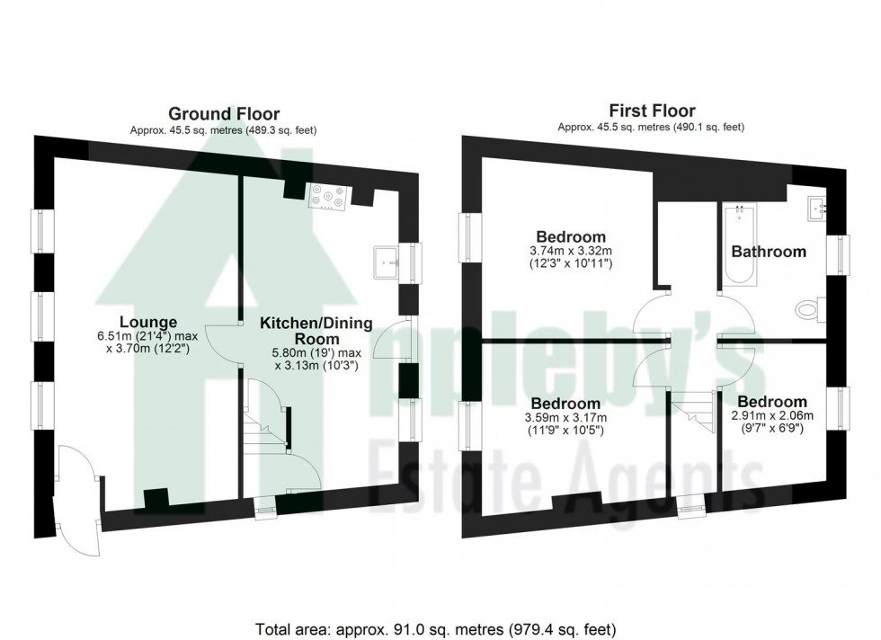 Floorplan for Alkerton, Eastington, Stonehouse