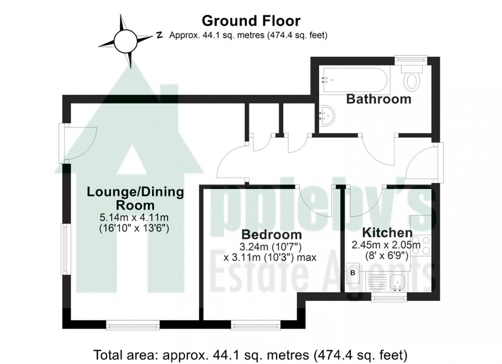 Floorplan for Typhoon Way, Brockworth, Gloucester