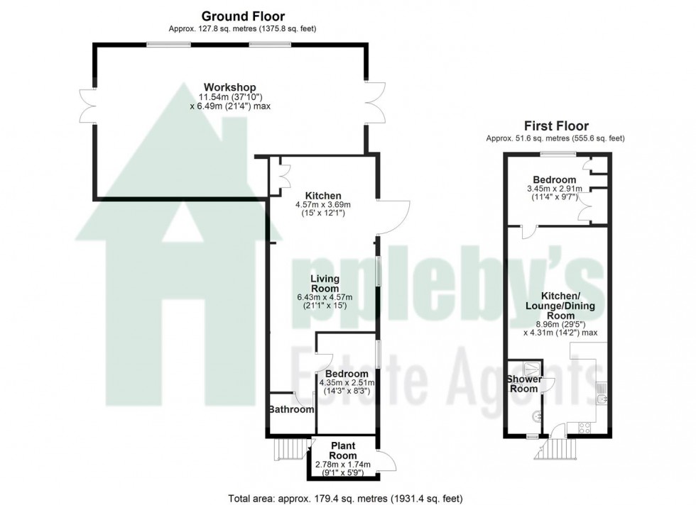 Floorplan for Malswick, Newent