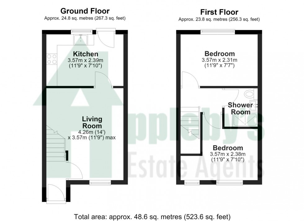 Floorplan for Canning Road, Longlevens, Gloucester