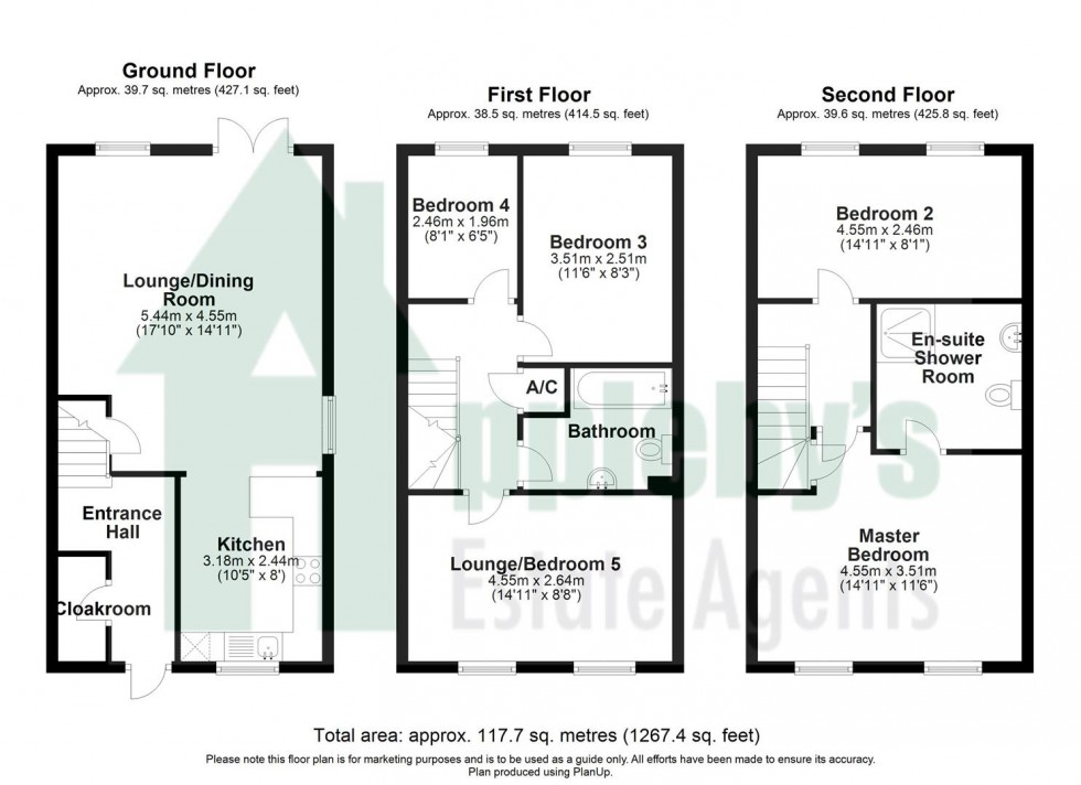 Floorplan for Meek Road, Newent